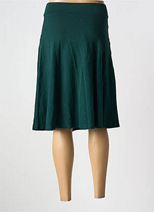 Jupe mi-longue coupe évasée vert KING LOUIE femme