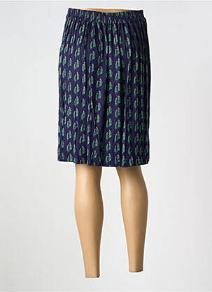 Jupe mi-longue coupe droite bleu PRETTY VACANT femme