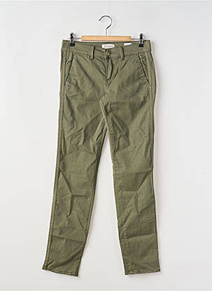 Pantalon slim poches vert HAPPY femme