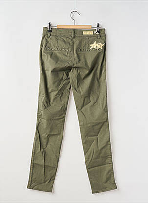 Pantalon slim poches vert HAPPY femme