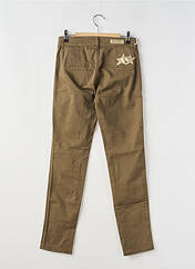 Pantalon slim marron HAPPY pour femme seconde vue