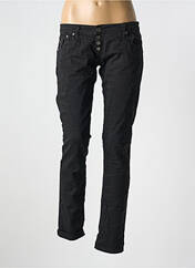 Pantalon slim noir PLEASE pour femme seconde vue