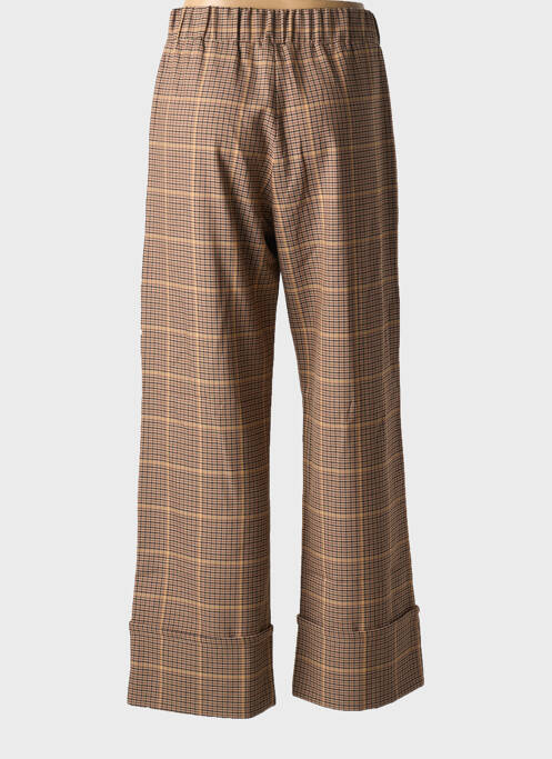 Pantalon droit marron MADEMOISELLE YEYE pour femme