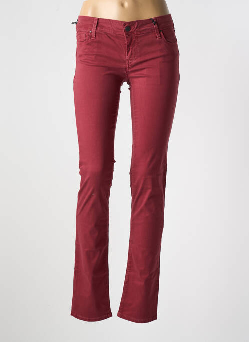 Pantalon slim rouge TEDDY SMITH pour femme