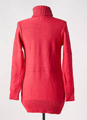 Pull tunique rouge DUGER pour femme seconde vue