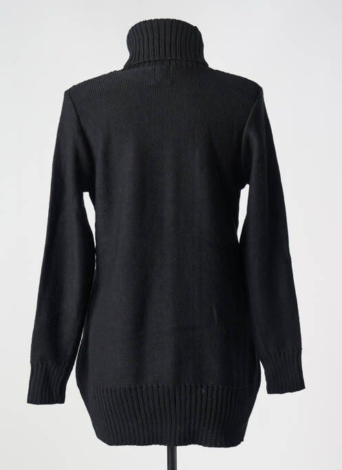 Pull tunique noir DUGER pour femme