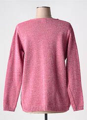 Gilet manches longues rose DUGER pour femme seconde vue