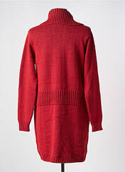 Gilet manches longues rouge DUGER pour femme seconde vue