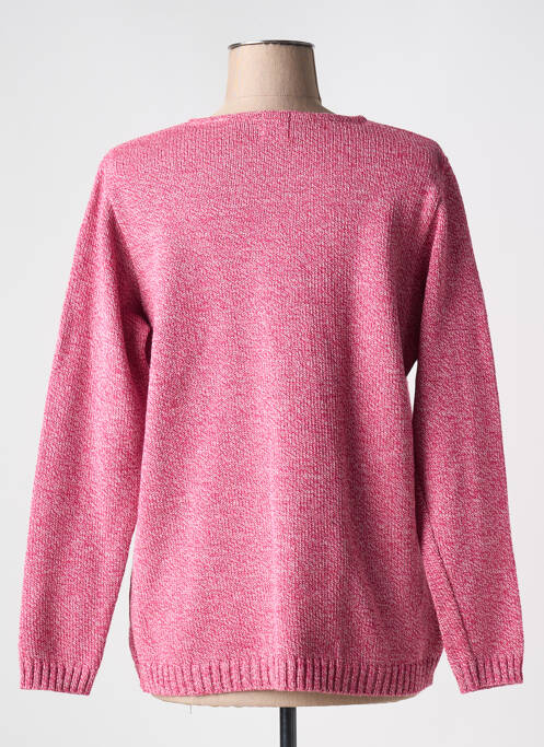 Gilet manches longues rose DUGER pour femme