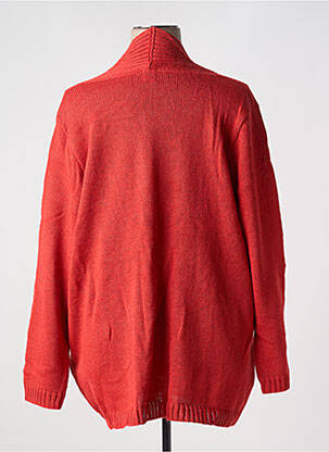 Gilet manches longues stretch orange DUGER femme