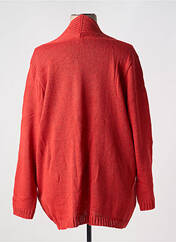 Gilet manches longues orange DUGER pour femme seconde vue