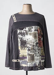 Tunique manches longues gris S.QUISE pour femme seconde vue