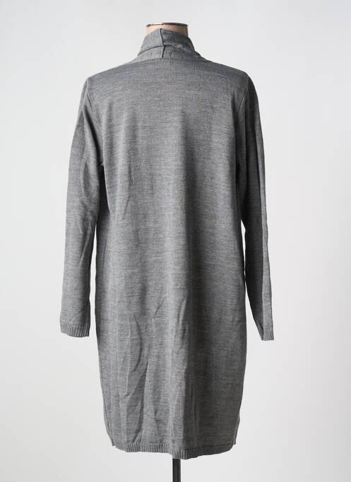 Gilet manches longues gris DUGER pour femme