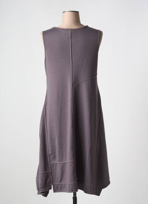 Robe mi-longue gris INFINI MOI pour femme