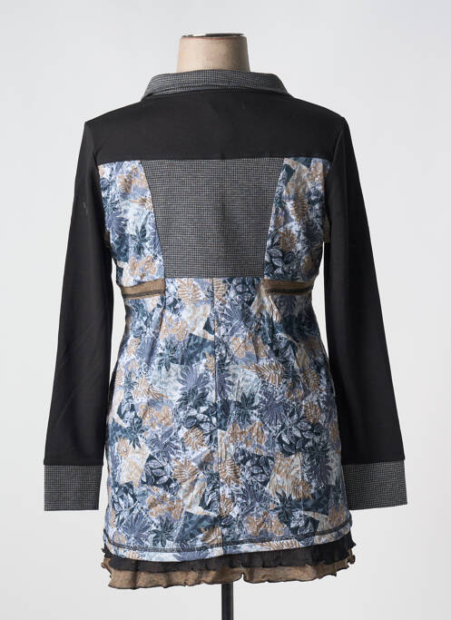 Tunique manches longues noir S.QUISE pour femme