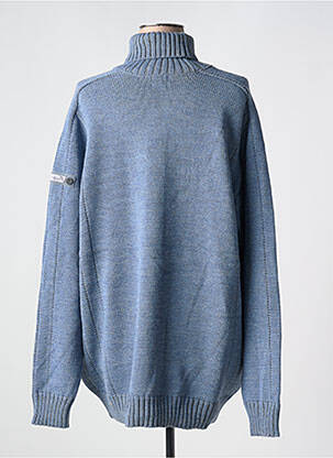 Pull coupe droite manches longues bleu DUGER femme