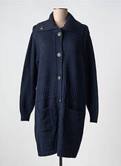 Gilet manches longues bleu DUGER pour femme seconde vue