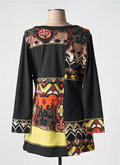 Tunique manches longues noir QUATRE VINGT JOURS pour femme seconde vue