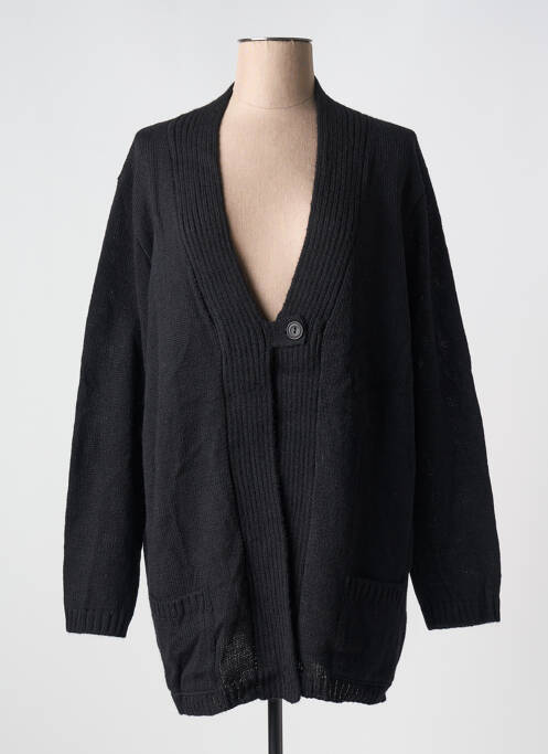 Gilet manches longues noir DUGER pour femme