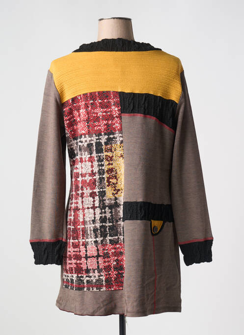 Robe courte beige S.QUISE pour femme