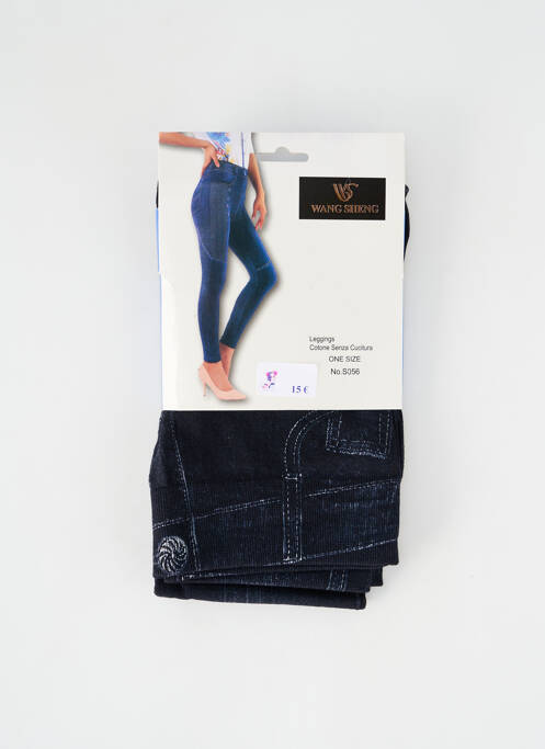 Legging bleu WANG SHENG pour femme
