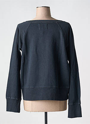 Sweat-shirt sérigraphie manches longues bleu LEON & HARPER femme