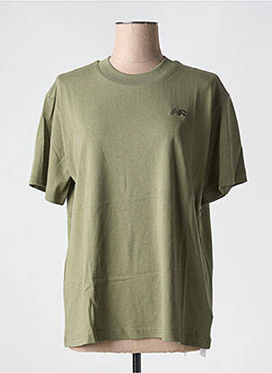 T-shirt coupe droite manches courtes vert NEW BALANCE femme