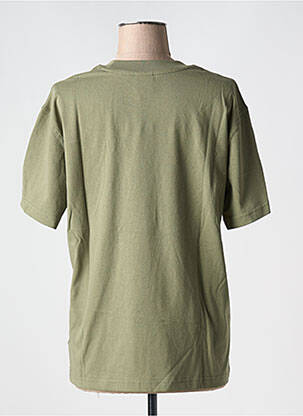 T-shirt coupe droite manches courtes vert NEW BALANCE femme