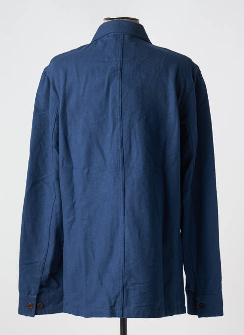 Chemise manches longues bleu PORTUGUESE FLANNEL pour homme