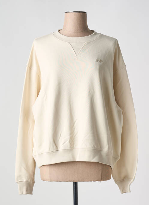 Sweat-shirt beige NEW BALANCE femme