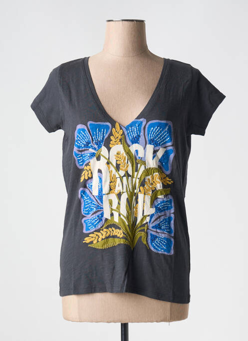 T-shirt gris LEON & HARPER pour femme