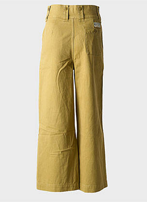 Pantalon flare fermeture zippée sous rabat boutonné vert DEUS EX MACHINA femme