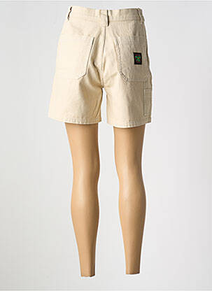 Short fermeture zippée sous rabat boutonné beige DEUS EX MACHINA femme