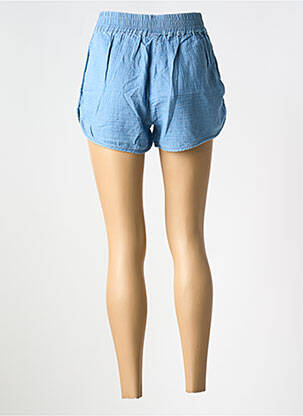 Short coupe droite bleu SACRÉCOEUR femme