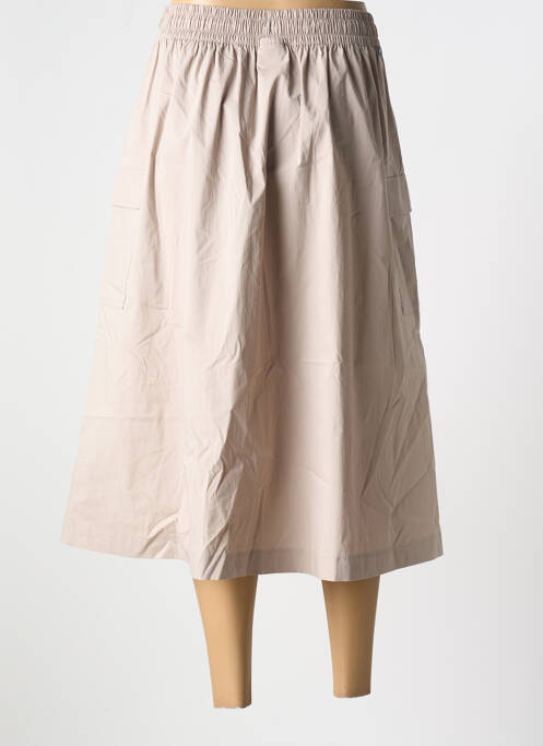 Jupe mi-longue beige NEW BALANCE pour femme