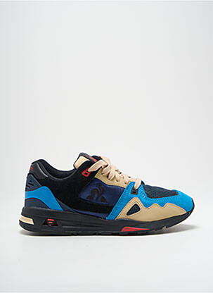 Baskets tissage satiné bout rond bleu LE COQ SPORTIF homme