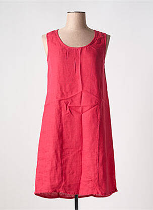 Robe courte coupe évasée fines bretelles rouge AGATHE & LOUISE femme