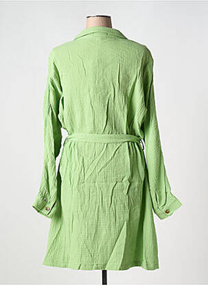 Robe mi-longue manches longues manches longues vert LEE COOPER femme