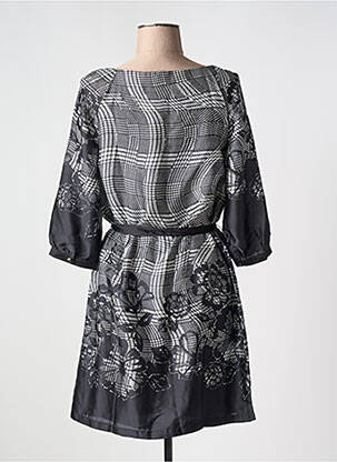 Robe courte manches 3/4 manches 3/4 noir JUS D'ORANGE femme