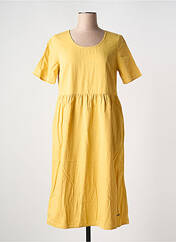 Robe mi-longue jaune AGATHE & LOUISE pour femme seconde vue