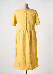 Robe mi-longue jaune AGATHE & LOUISE pour femme seconde vue
