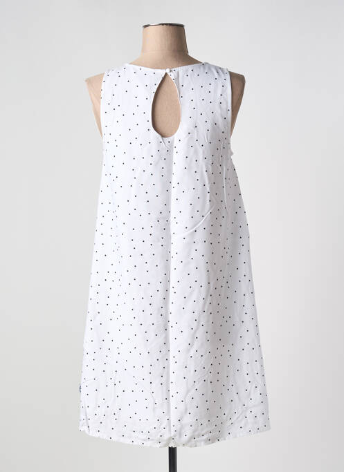 Robe mi-longue imprimé fantaisie sans manche blanc LEE COOPER femme