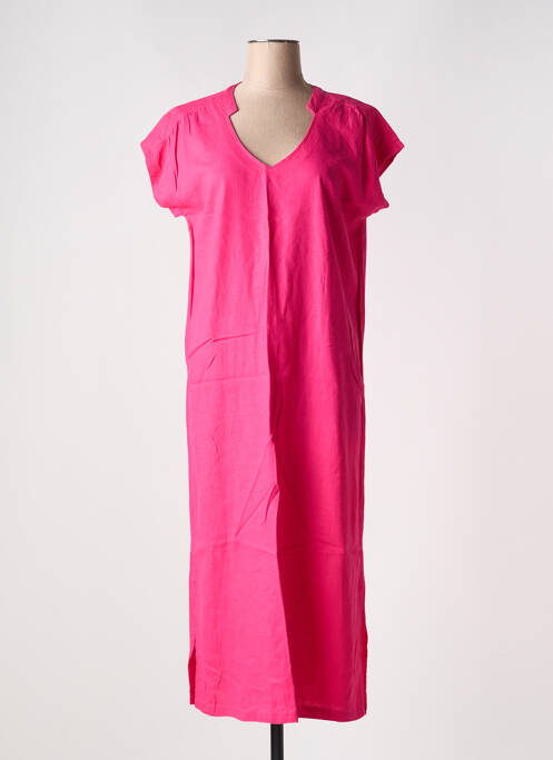Robe longue rose ÉTYMOLOGIE pour femme