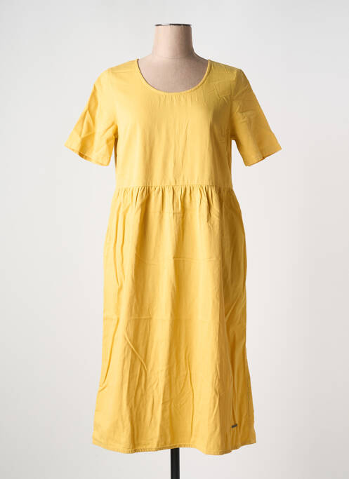 Robe mi-longue jaune AGATHE & LOUISE pour femme