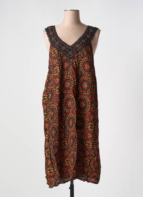 Robe mi-longue noir AGATHE & LOUISE pour femme