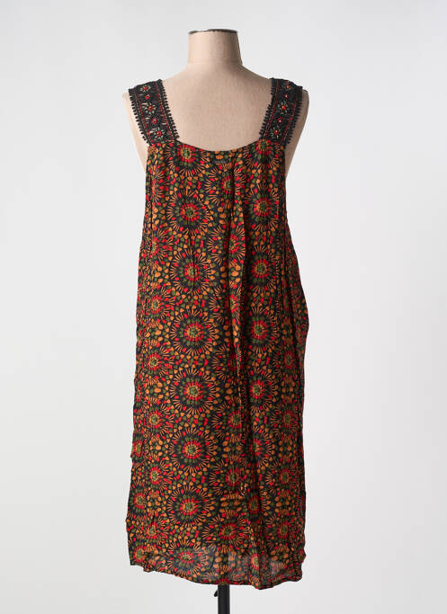 Robe mi-longue noir AGATHE & LOUISE pour femme