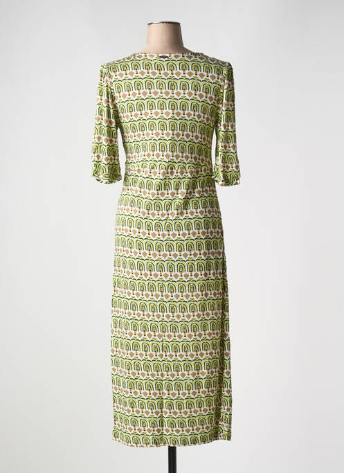 Robe mi-longue vert AGATHE & LOUISE pour femme