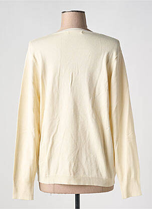 Gilet manches longues coupe cintrée beige ÉTYMOLOGIE femme