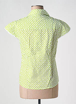 Chemisier manches courtes manches courtes vert AGATHE & LOUISE femme
