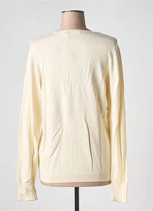 Pull coupe cintrée manches longues beige ÉTYMOLOGIE femme
